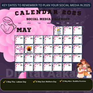 May Social Media Calendar 2025