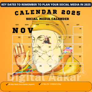 November Social Media Calendar 2025