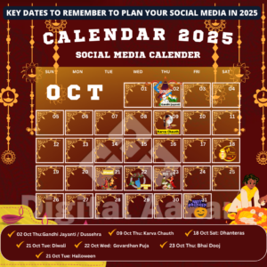 October Social Media Calendar 2025